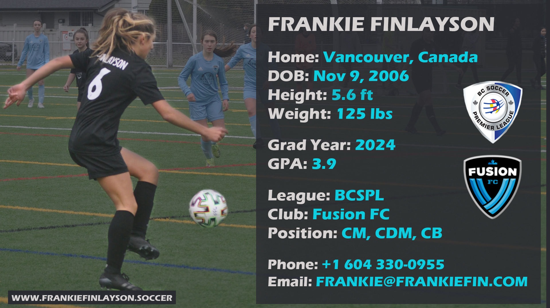 Frankie Finlayson Soccer Highlights